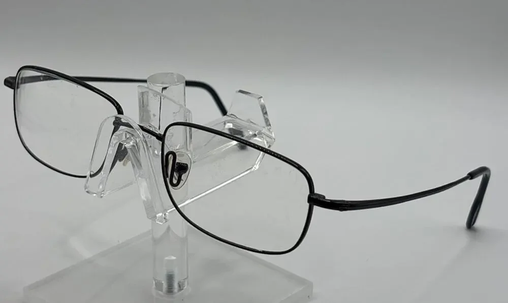 Nautica N2014 Flexon Eyeglasses Black Metal Rectangle 54-18-145 Mens